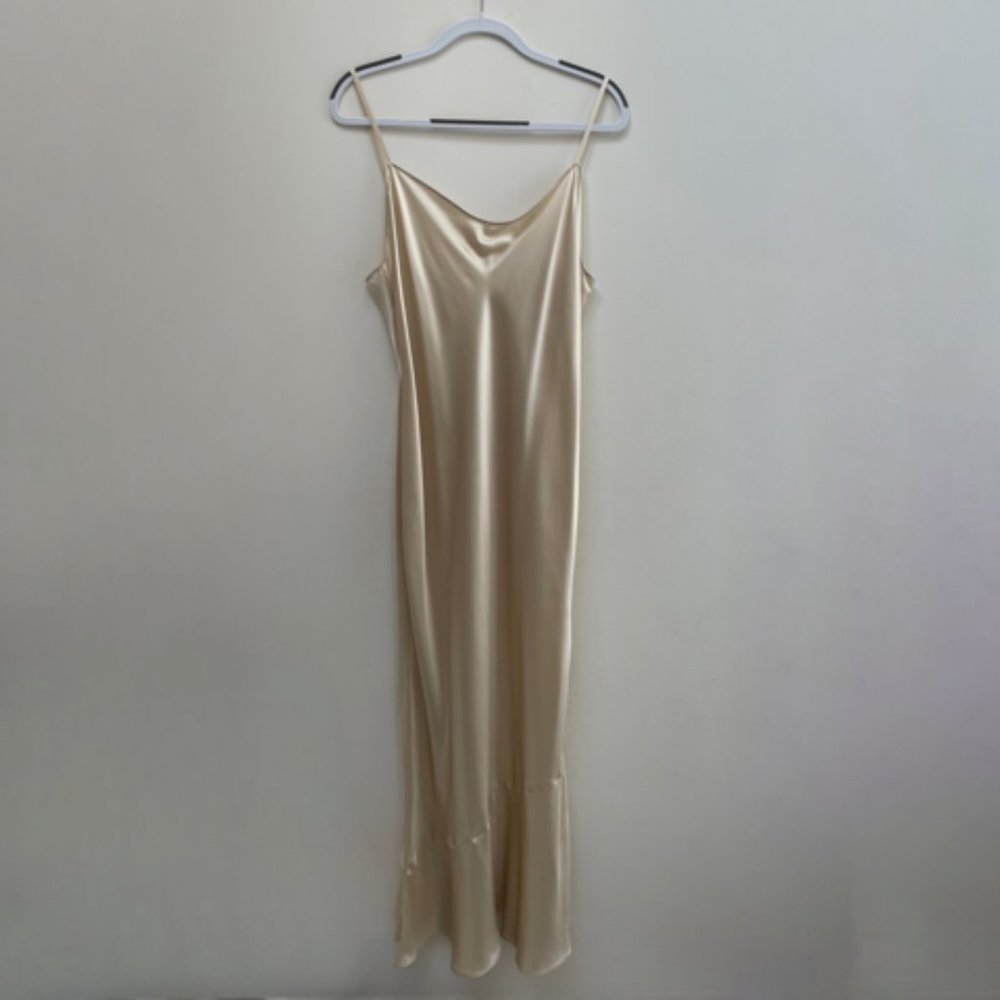 Reformation Cream Maxi Dress